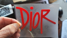 Load image into Gallery viewer, Dior Logo Iron-on Sticker (heat transfer)
