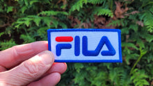 Load image into Gallery viewer, Fila Embroidered patch Logo