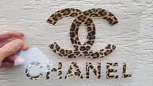 Load image into Gallery viewer, Chanel Leopard Logo Iron-on Sticker