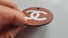 Load image into Gallery viewer, NEW!!! Real Leather Keychain Logo