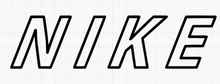 Load image into Gallery viewer, Nike Logo Letters Contour Iron-on Sticker (heat transfer)