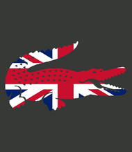 Load image into Gallery viewer, Lacoste flag colored Logo Iron-on (heat transfer)