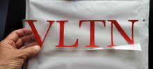 Load image into Gallery viewer, Valentino VLTN logo Iron-on Decal (heat transfer)