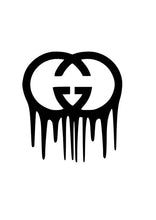 Load image into Gallery viewer, Gucci Logo blood Dripping Sticker Iron-on