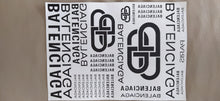 Load image into Gallery viewer, Balenciaga Full Printed Sheet
