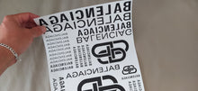 Load image into Gallery viewer, Balenciaga Full Printed Sheet