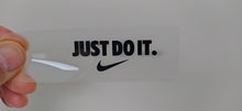 Load image into Gallery viewer, Just do it Nike Logo Iron-on Sticker (heat transfer)