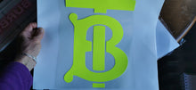 Load image into Gallery viewer, Burberry TB Logo Sticker Iron-on