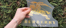 Load image into Gallery viewer, Burberry London Gold Big Color Logo