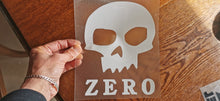 Load image into Gallery viewer, Skull zero Skateboard Logo Sticker Iron-on