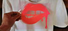 Load image into Gallery viewer, Lips Logo Dripping Sticker Iron-on