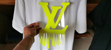 Load image into Gallery viewer, LV Louis Vuitton Logo Dripping Sticker Iron-on