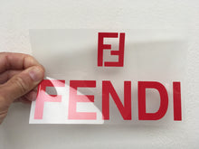 Load image into Gallery viewer, Fendi Logo Iron-on Sticker (heat transfer)