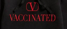 Load image into Gallery viewer, Valentino Vaccinated logo Sticker Iron-on